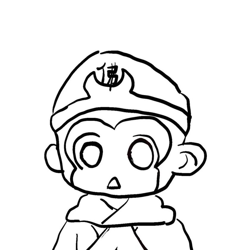 tô màu tôn ngộ không 11