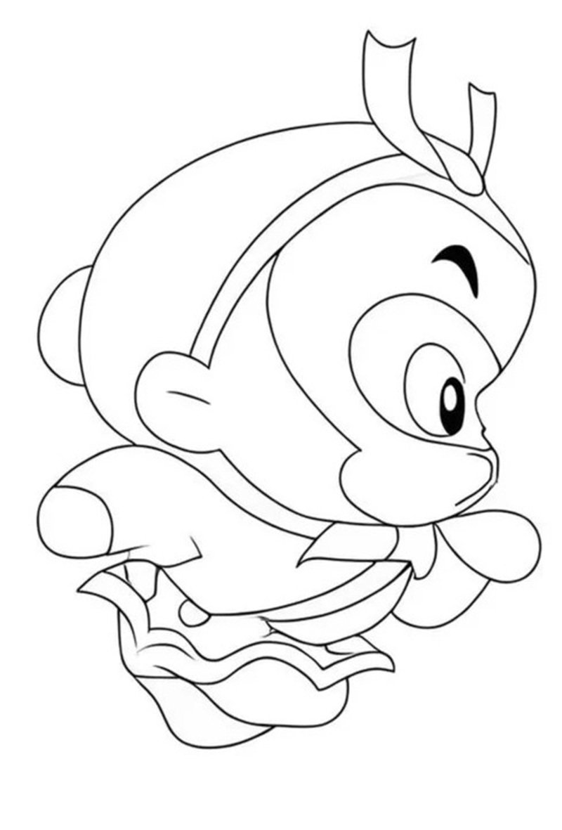 tô màu tôn ngộ không 23