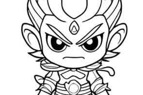 99+ tô màu Tôn Ngộ Không đẹp mắt cho các fan anime