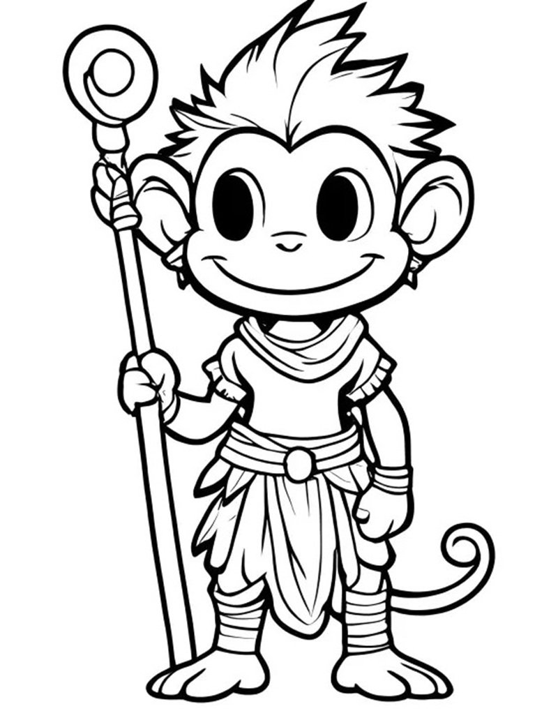 tô màu tôn ngộ không 36