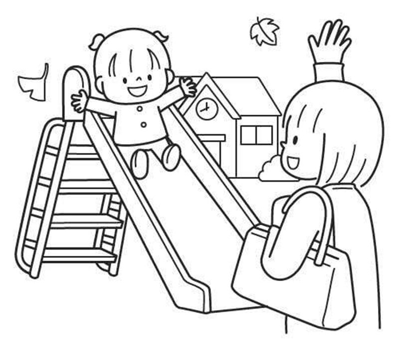 tô màu trường học 28