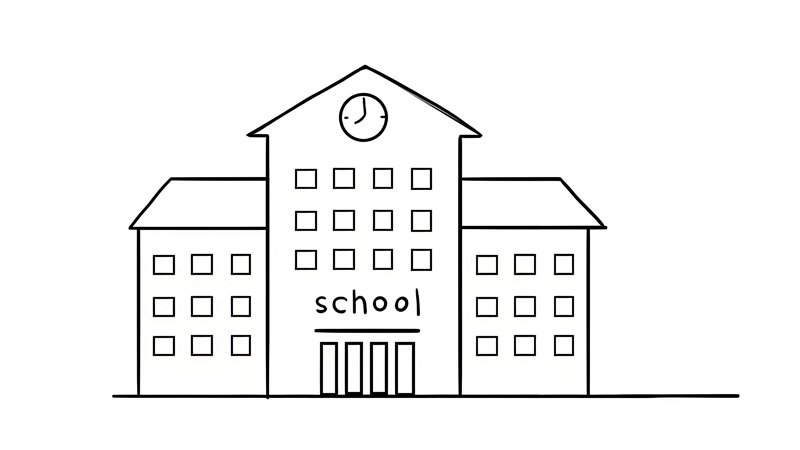 tô màu trường học 29