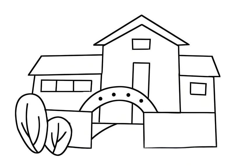 tô màu trường học 7