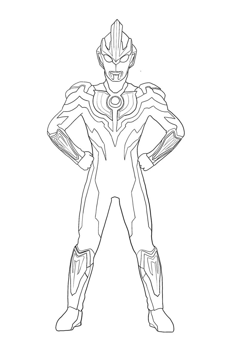 tô màu ultraman 11