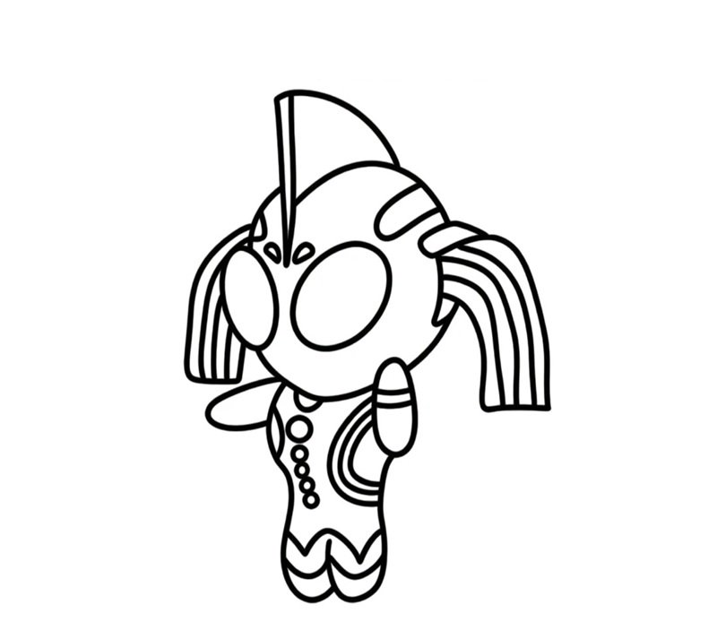 tô màu ultraman 12