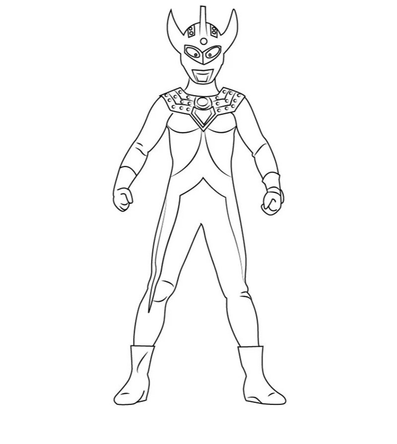 tô màu ultraman 15