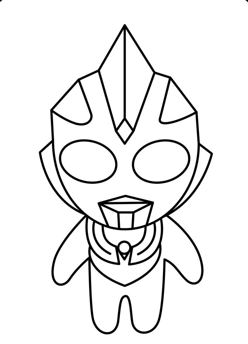 tô màu ultraman 16