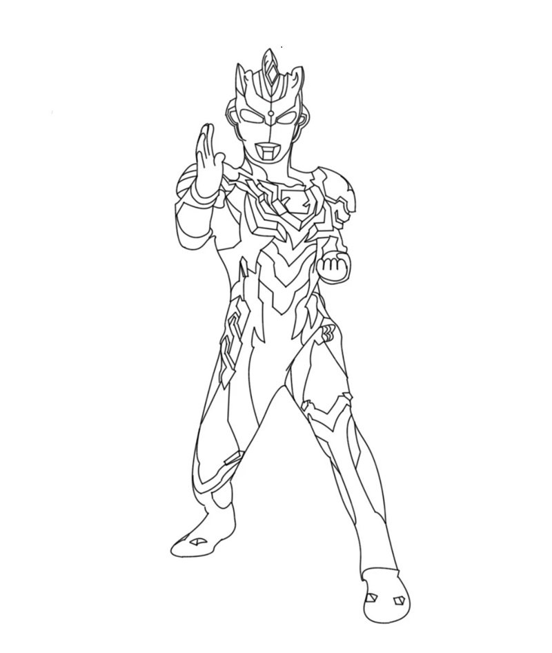tô màu ultraman 17