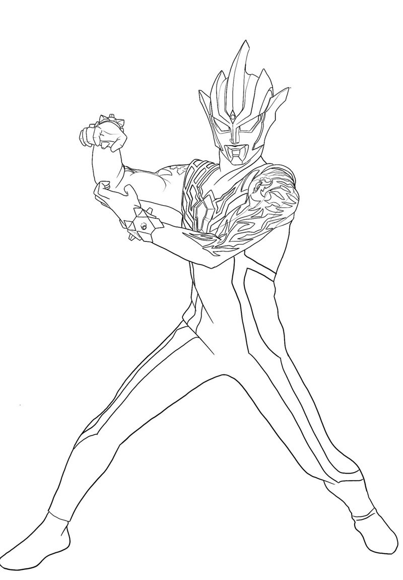 tô màu ultraman 19