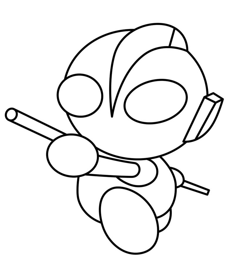 tô màu ultraman 21