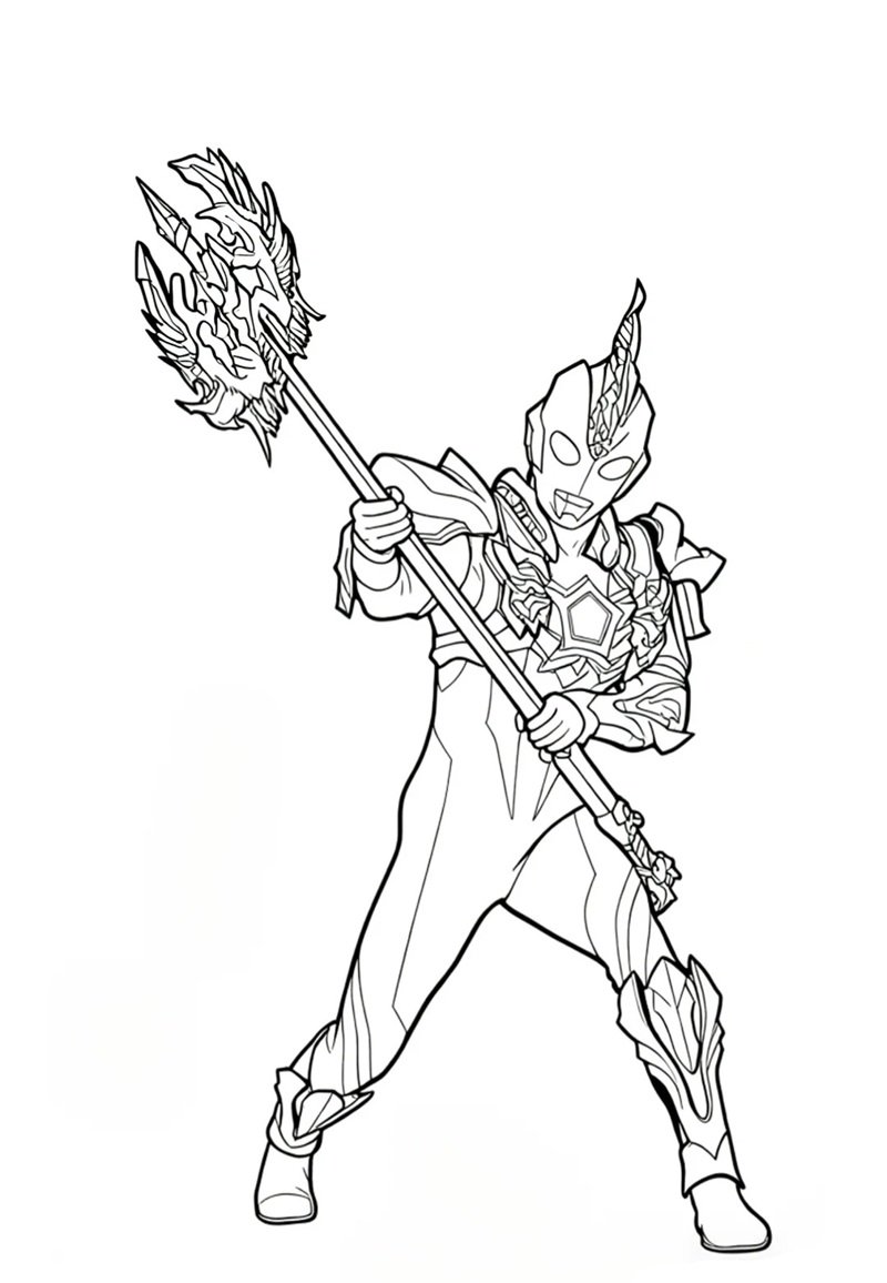 tô màu ultraman 22