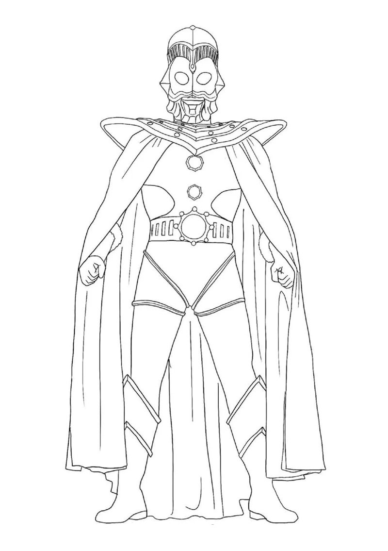 tô màu ultraman 23