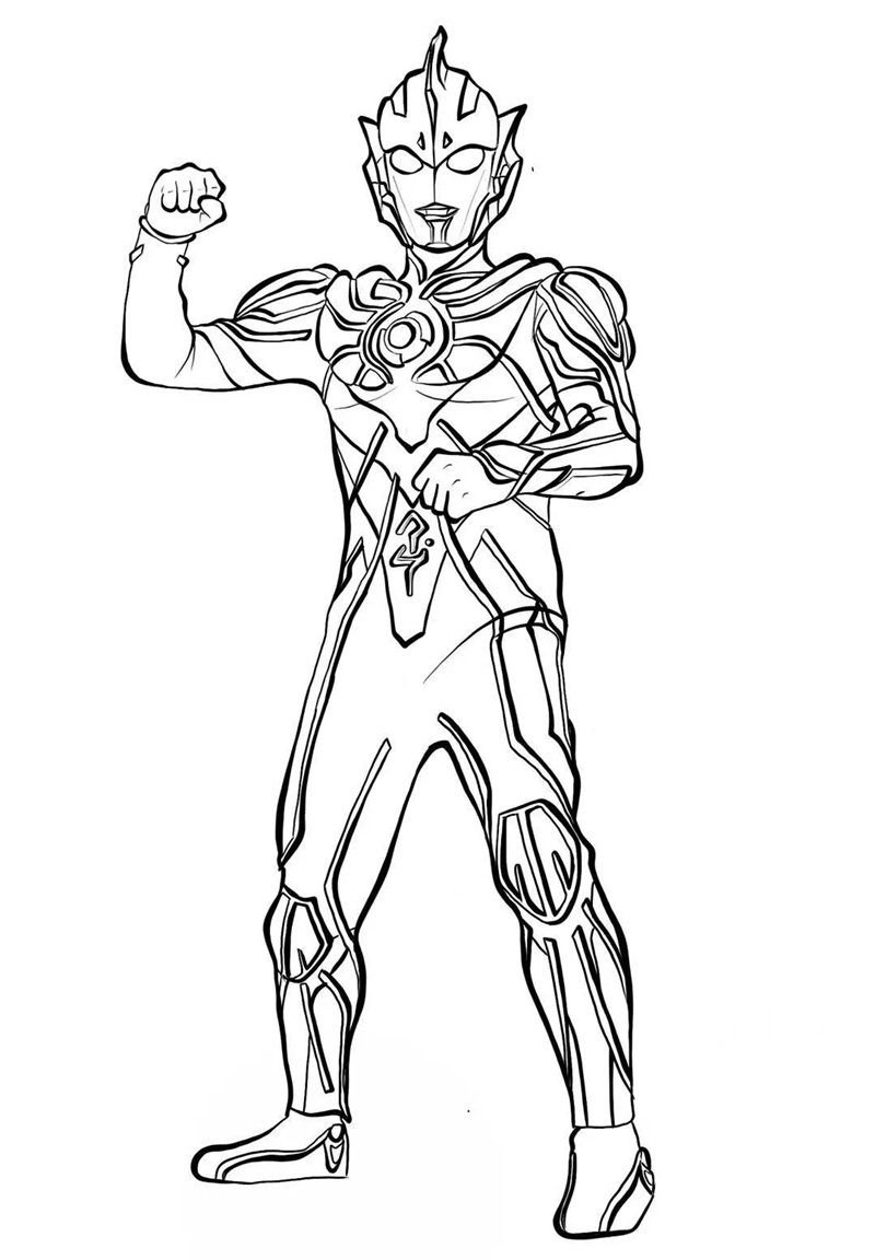 tô màu ultraman 24