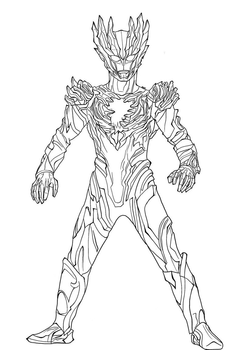 tô màu ultraman 25