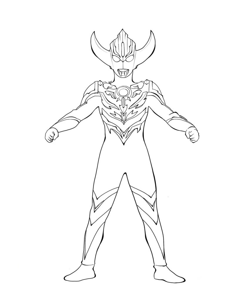 tô màu ultraman 26