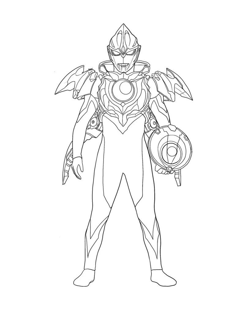 tô màu ultraman 27