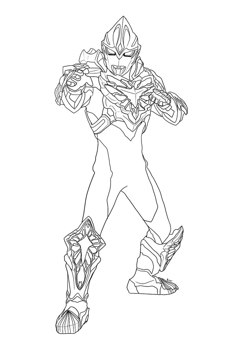 tô màu ultraman 28