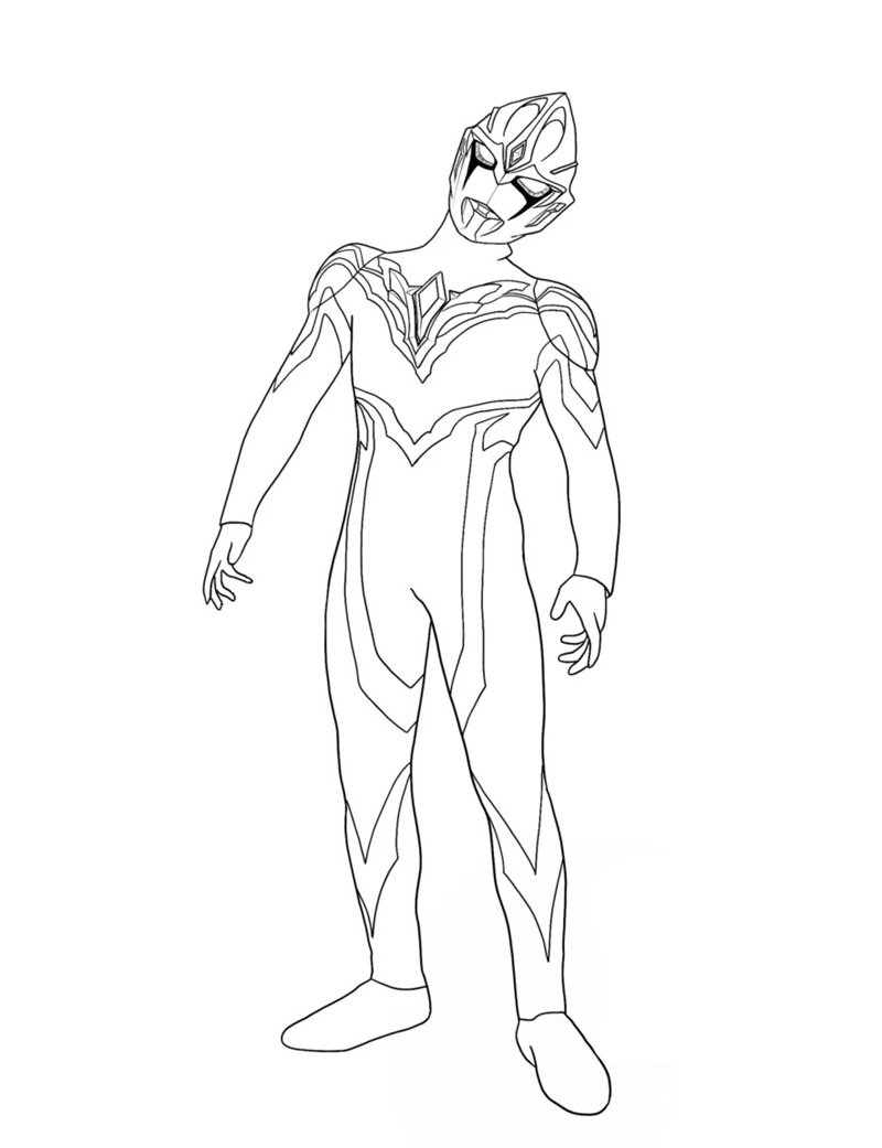 tô màu ultraman 29