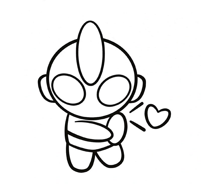 tô màu ultraman 30