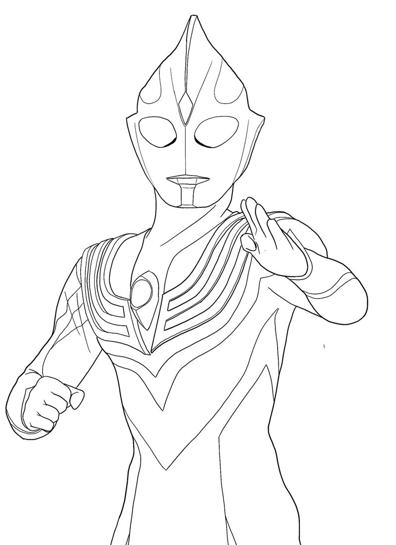 tô màu ultraman 31