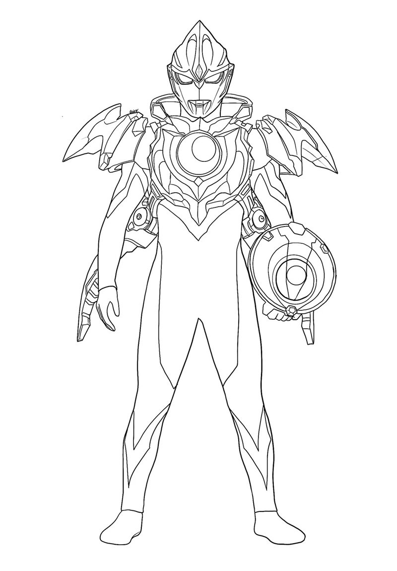 tô màu ultraman 32