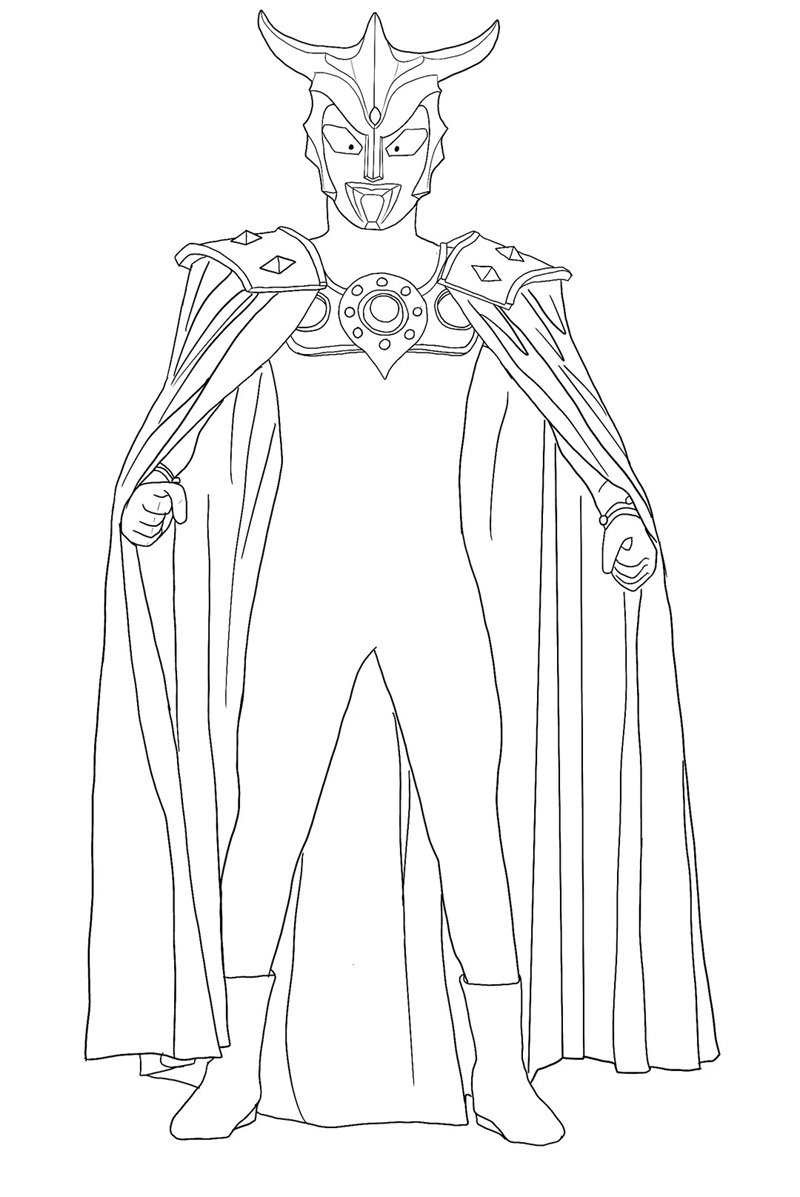 tô màu ultraman 34