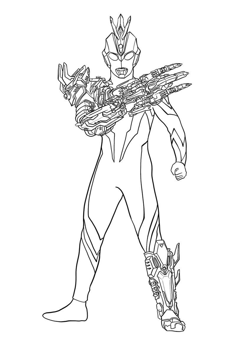 tô màu ultraman 35