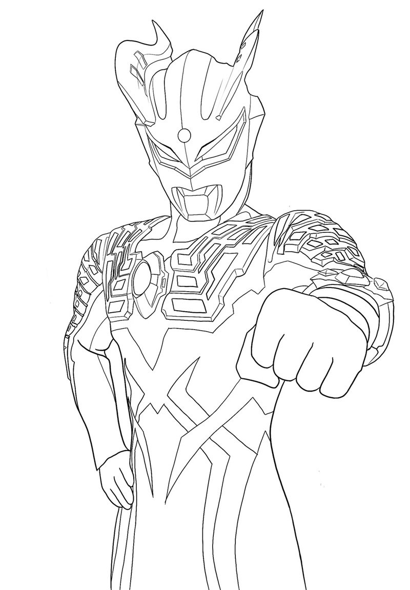 tô màu ultraman 36