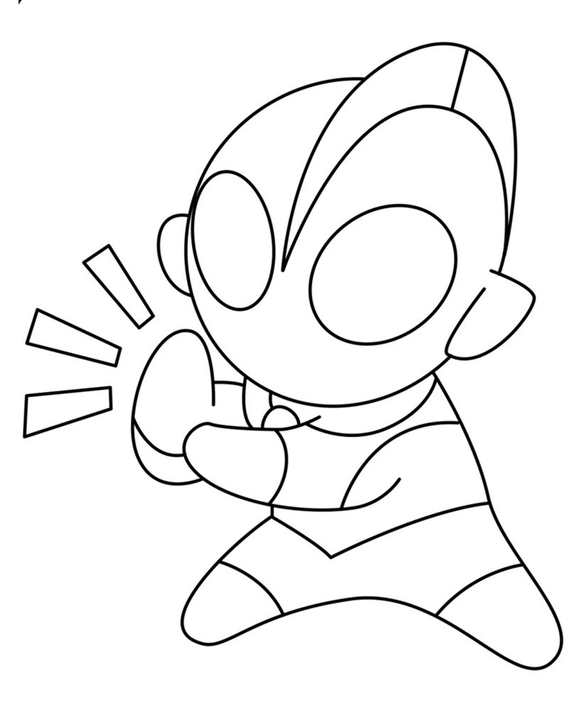 tô màu ultraman 44