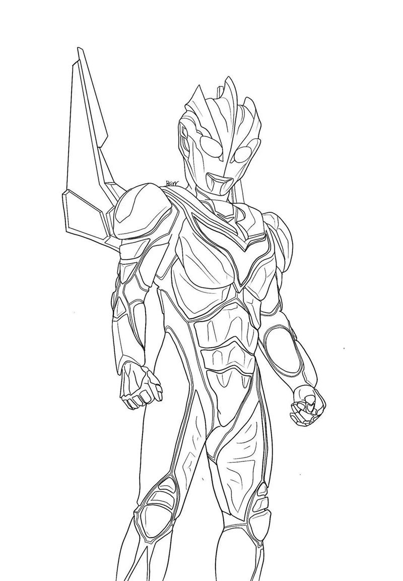 tô màu ultraman 7