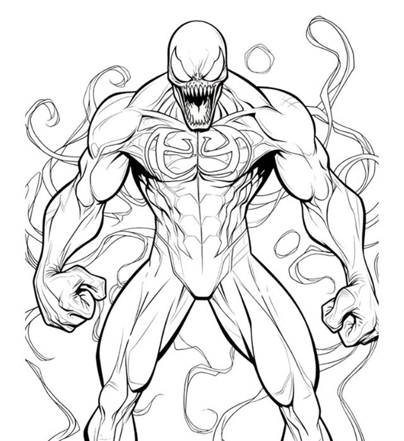 tô màu venom 10
