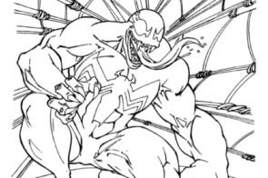 Tuyển tập 80+ tranh tô màu Venom ngầu lòi cho bé