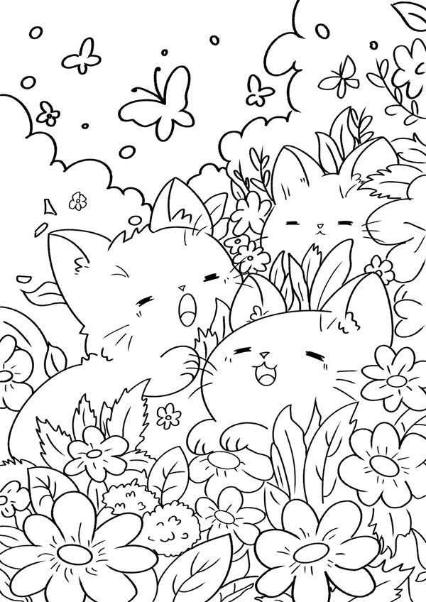 tô màu vườn hoa 21