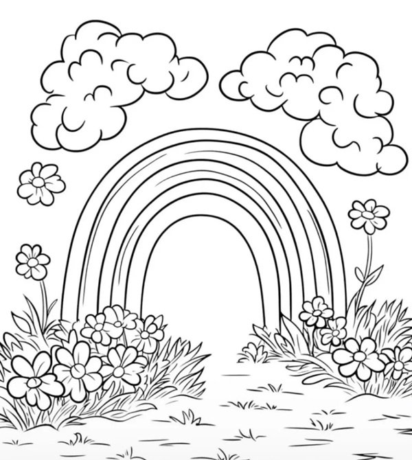 tô màu vườn hoa 32