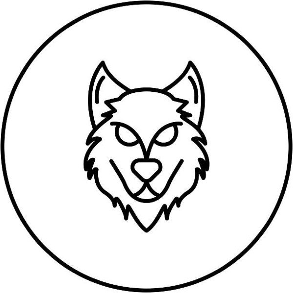 Wolf icon vector image. Can be used for Survival.