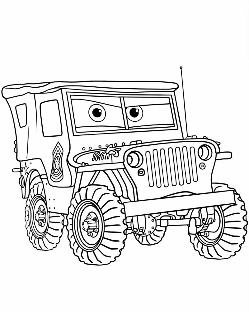 tô màu xe bán tải 15