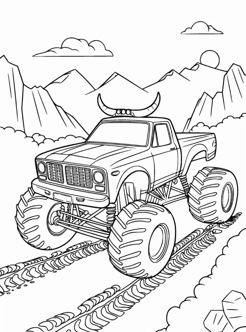 tô màu xe bán tải 21