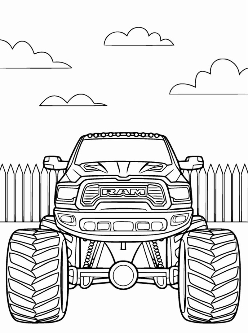 tô màu xe bán tải 23