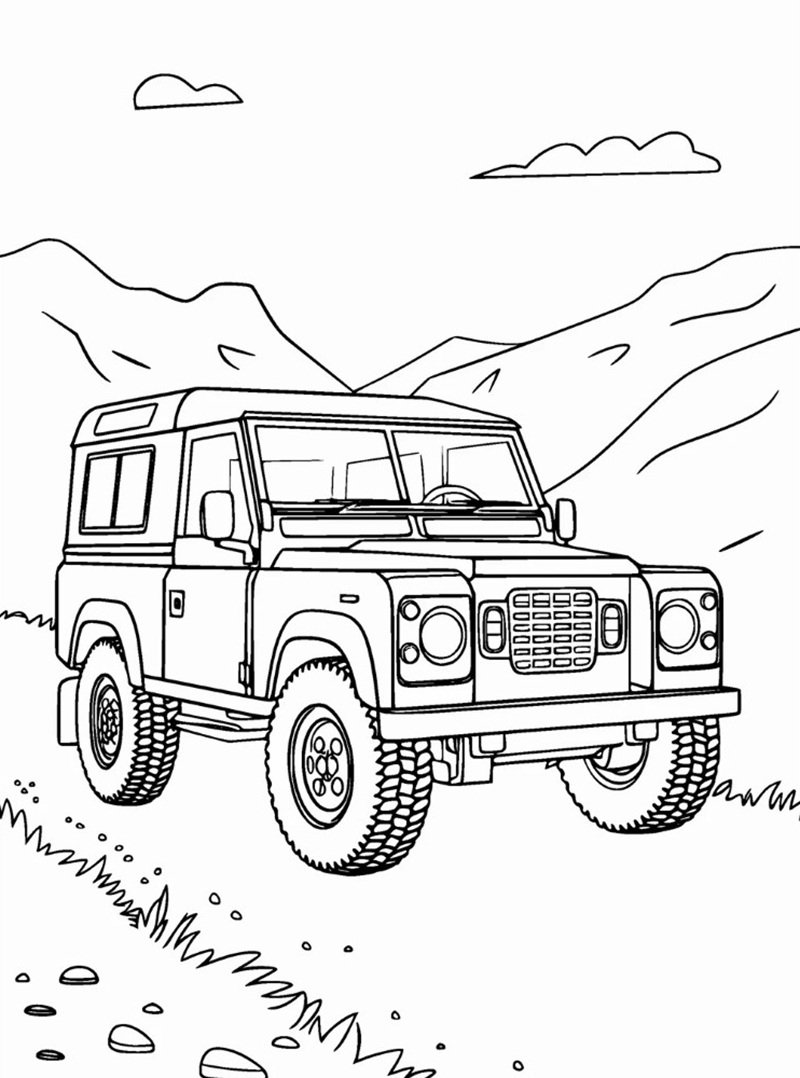 tô màu xe bán tải 25