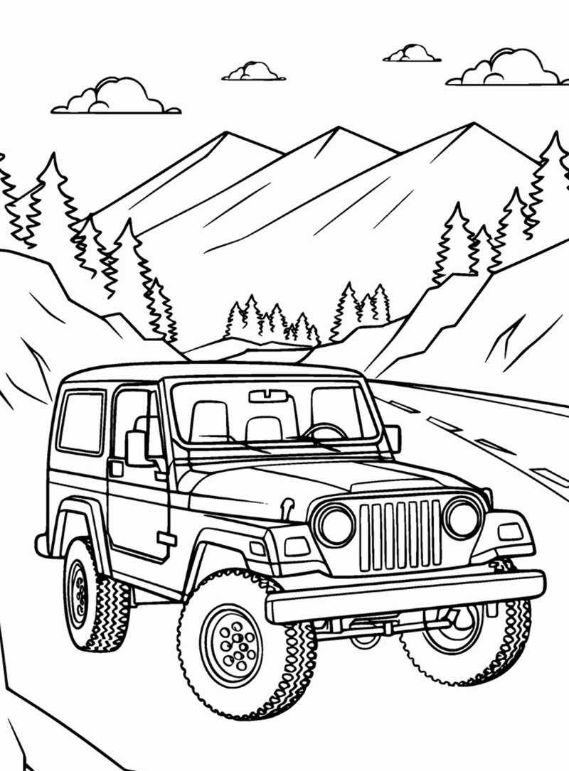 tô màu xe bán tải 26