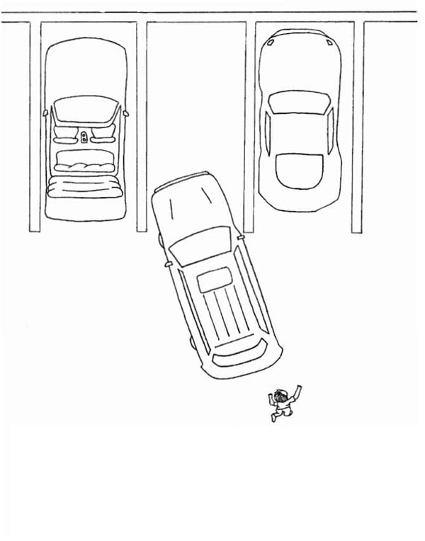 tranh tô màu an toàn giao thông 13