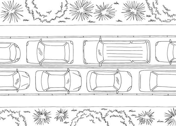 tranh tô màu an toàn giao thông 2