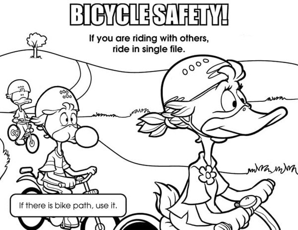 tranh tô màu an toàn giao thông 25