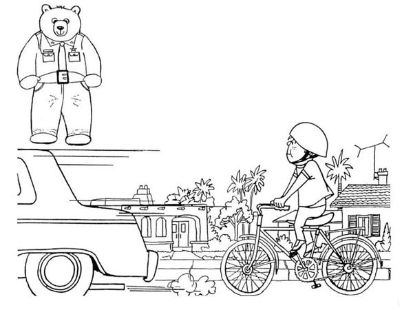 tranh tô màu an toàn giao thông 30