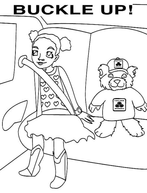 tranh tô màu an toàn giao thông 33