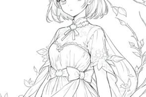 99+ tranh tô màu anime học sinh đẹp như mơ