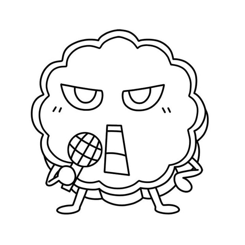 tranh tô màu bánh trung thu 10