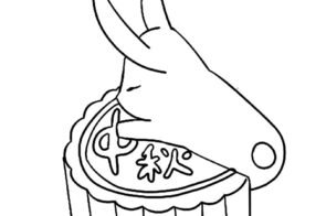 BST 88+ tranh tô màu bánh trung thu cực chill cho bé