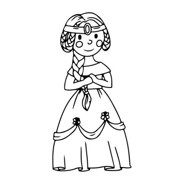 tranh tô màu công chúa tóc mây 15