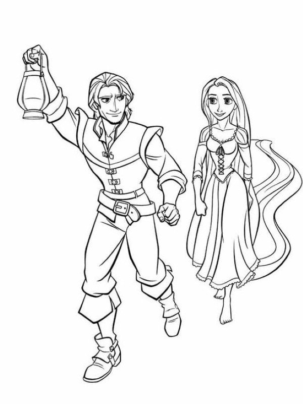 tranh tô màu công chúa tóc mây 21